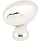 Jeffrey Alexander 1-9/16" Overall Length Polished Nickel Football Lyon Cabinet Knob 3991NI - alternate 1